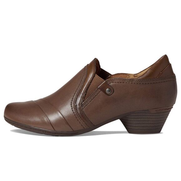 Cobb Hill Women's Laurel Slip-On Pump 11 Bark Leather - Picture 1 of 5